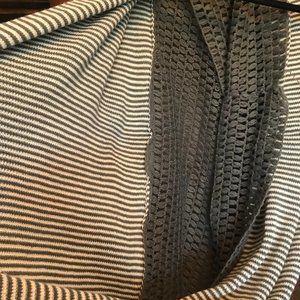 Grey/White Infinity Scarf